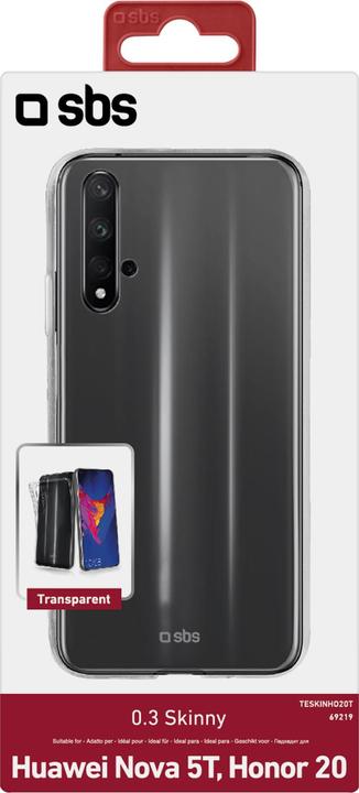 Immagine prodotto SBS Cover sottile per Honor 20/Huawei Nova 5T (Tassa 20, Huawei Nova 5T)