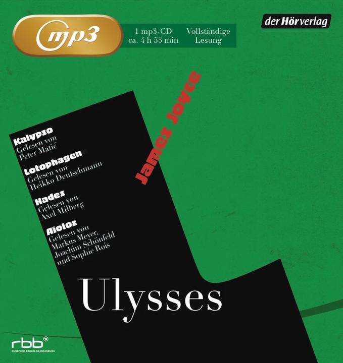 Produktbild Ulysses (Wolfram Koch, Ulrich Matthes, Axel Milberg, Joachim Schönfeld, Heikko Deutschmann, James Joyce, Deutsch)