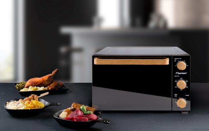 Immagine prodotto Bestron Forno grill da 31 litri, serie Black & Wood