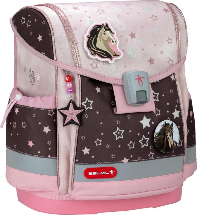 Produktbild Belmil CLASSY Plus Schulrucksack-Set Champion Horses (19 l)