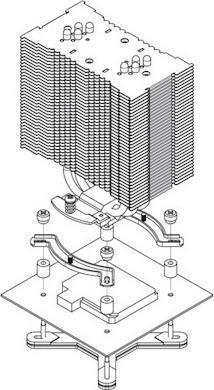 Produktbild Noctua Mounting Kit NM-I3 - Sockel 775/1156/1366