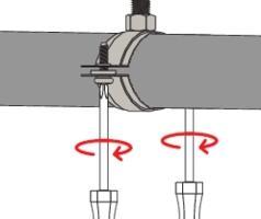 Actual product image Fischer FIS 049979 Pipe clamp FRSN 83-91 M8/M10 (Various)