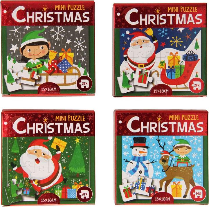 Actual product image Wins Holland Mini Christmas puzzle, 24 pieces (24 pieces)