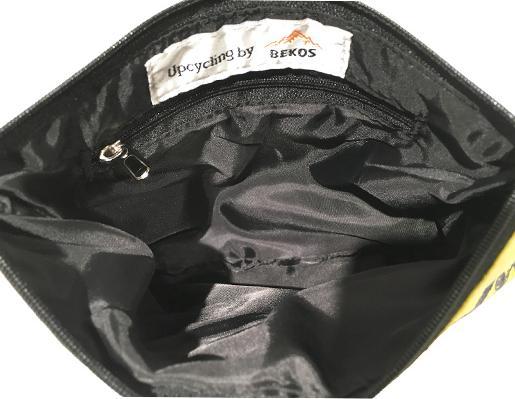 Image du produit Bekos Upcycling - Sac universel en sacs de nourriture pour poissons recyclés, jaune