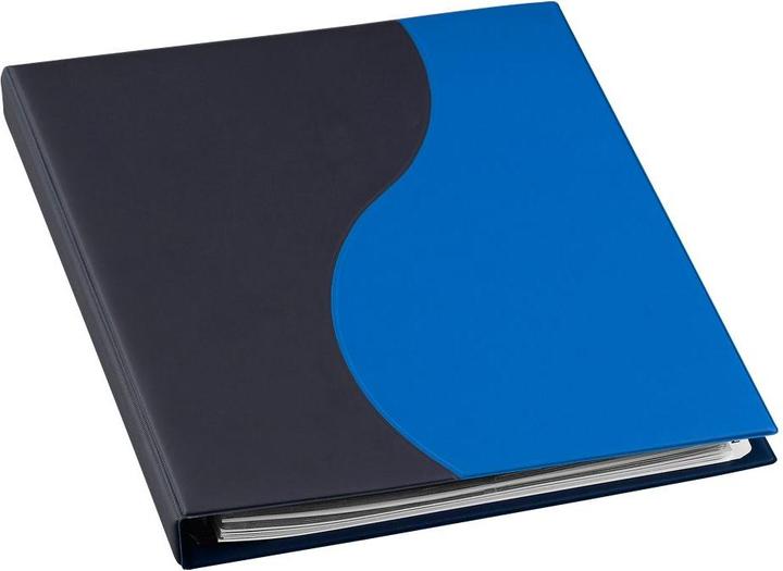 Produktbild Eichner Visitenkarten-Ringbuch Blue, für 400 Visitenkarten, 4 Ring-Mechanik (A4)