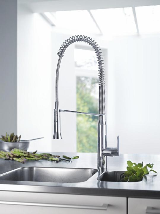 Image du produit Grohe Robinet de cuisine avec bec flexible K7 chrome brillant 32950000