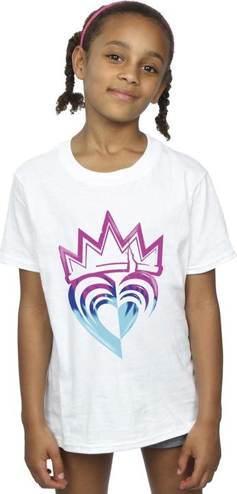 Immagine prodotto Disney Descendants Pink Crown Maglietta Ragazze (140, 146)