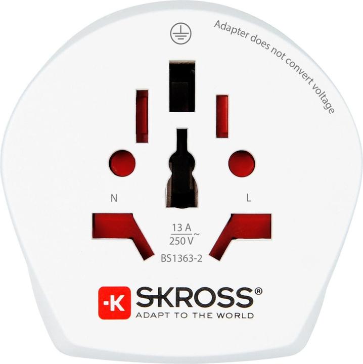Actual product image Skross World to Israel