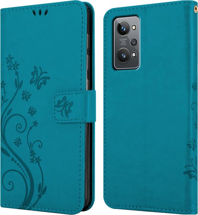 Produktbild Cadorabo Flower Book Hülle für Realme GT 2 / GT Neo 2 (Realme GT Neo 2, Realme GT 2)