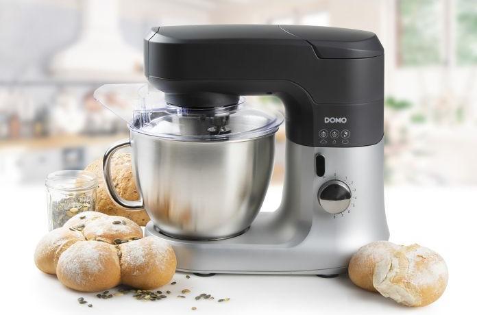 Image du produit Domo Robot de cuisine Kit complet Bol 4,5 litres DO9182KR Pétrin professionnel (1000 W)