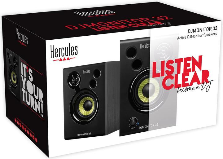 Image du produit Hercules DJ Monitor 32 (Actif, Passif, Couples, 2x 15 W)