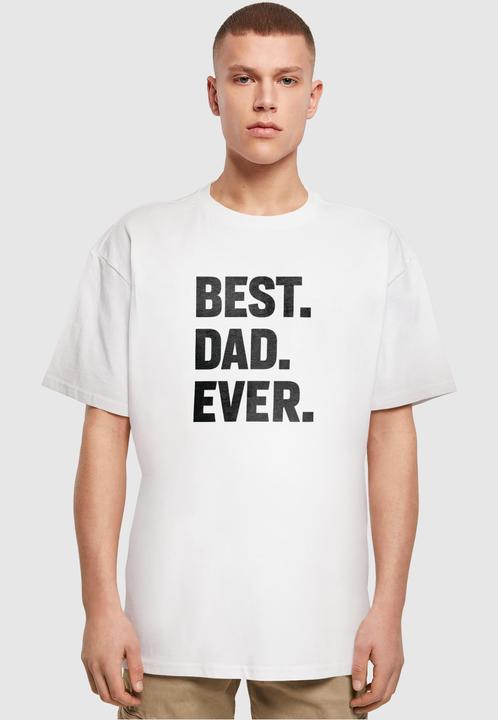 Actual product image Merchcode Fathers Day - Best Dad Ever Heavy Oversize Tee - 112961 (XL)