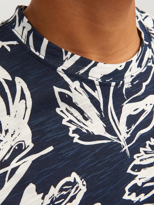 Actual product image Jack & Jones Jorlafayette Aop Tee Ss Crew Neck Jnr (152)
