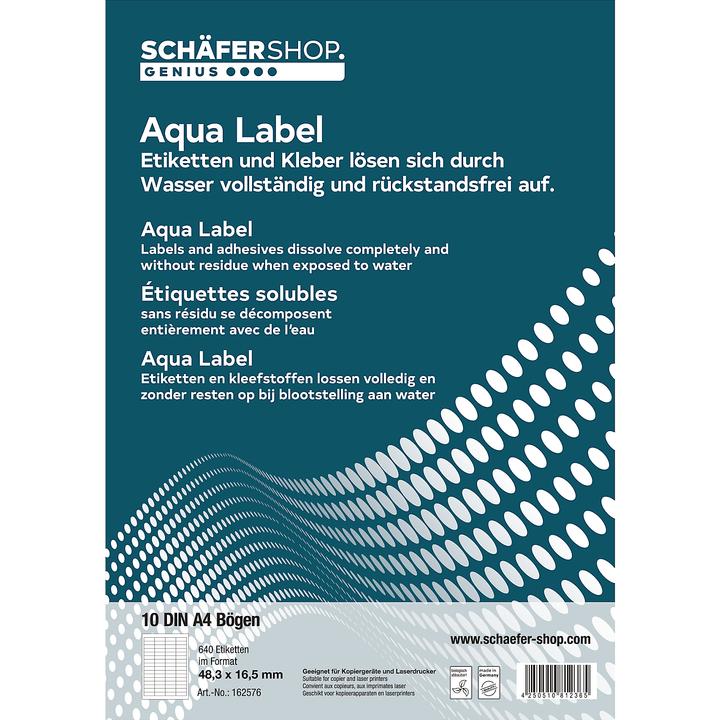 Image du produit Schäfer Shop Étiquettes solubles dans l'eau