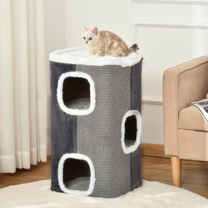 Produktbild Jamb Katzenkratzbaum (74 cm, Grau, Weiss)