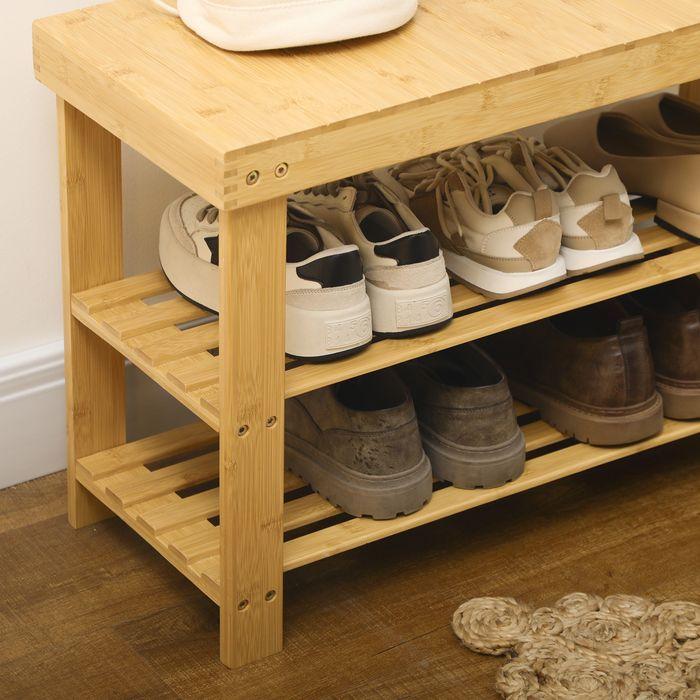 Immagine prodotto Swisshandel24 Schuhbank (70 x 28 x 45 cm)
