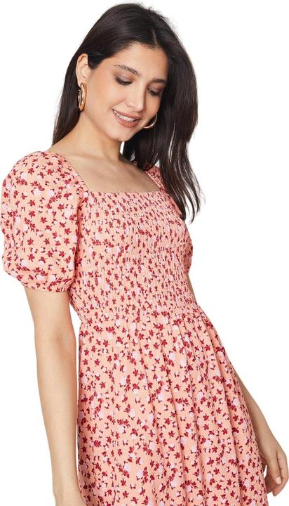 Immagine prodotto Dorothy Perkins Donna/Ladies Vestito midi con stampa ditsy e orlo a cravatta (44)