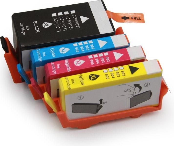 Image du produit Hermex Cartouches d'impression compatibles HP OfficeJet 6950 (M, CF, Y, C)