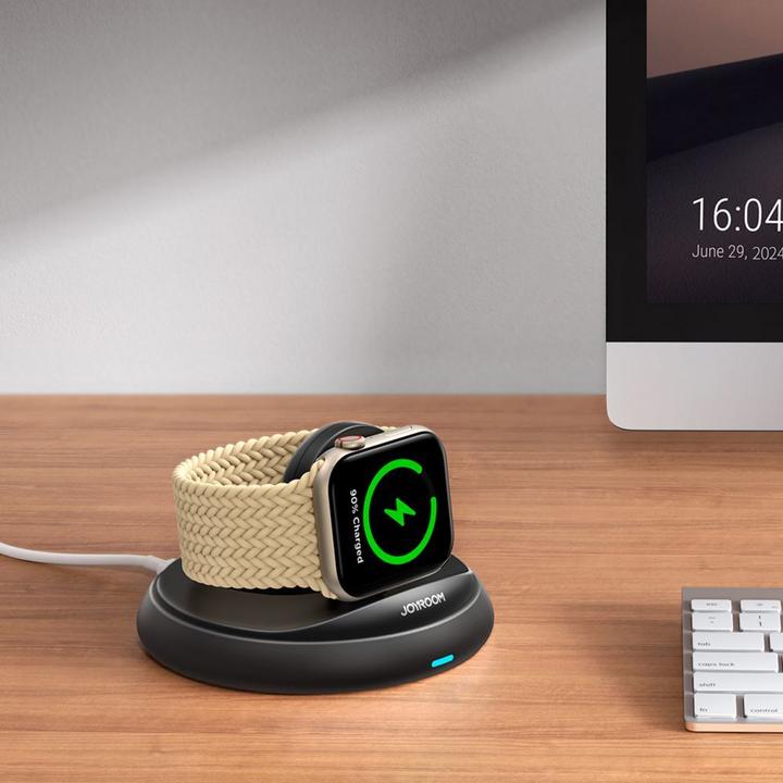 Immagine prodotto Joyroom Caricatore wireless pieghevole per Apple Watch/iWatch - Nero (3 W)