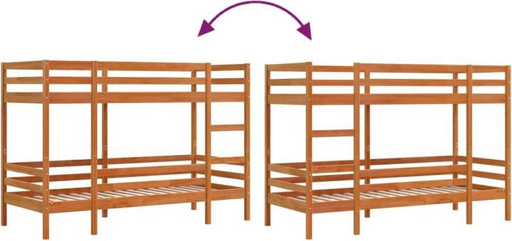 Produktbild VidaXL Etagenbett (75 x 190 cm)