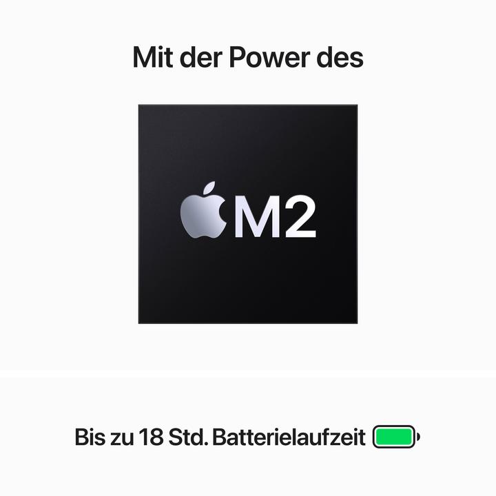 Image du produit Apple MacBook Air - 2023 (15", M2, 8 Go, 256 Go, DE)