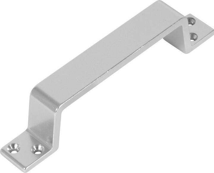 Actual product image Hermeta Handle 420 Projection 34 mm Length 150 mm Width 21 mm Aluminium silver anodised Number of l...
