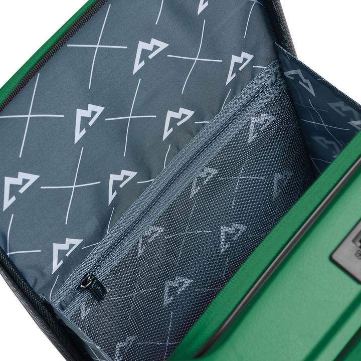 Actual product image Bergpfeil Travel 4 Rollen Kabinentrolley 55 cm Laptopfach mit Dehnfalte (46 l)