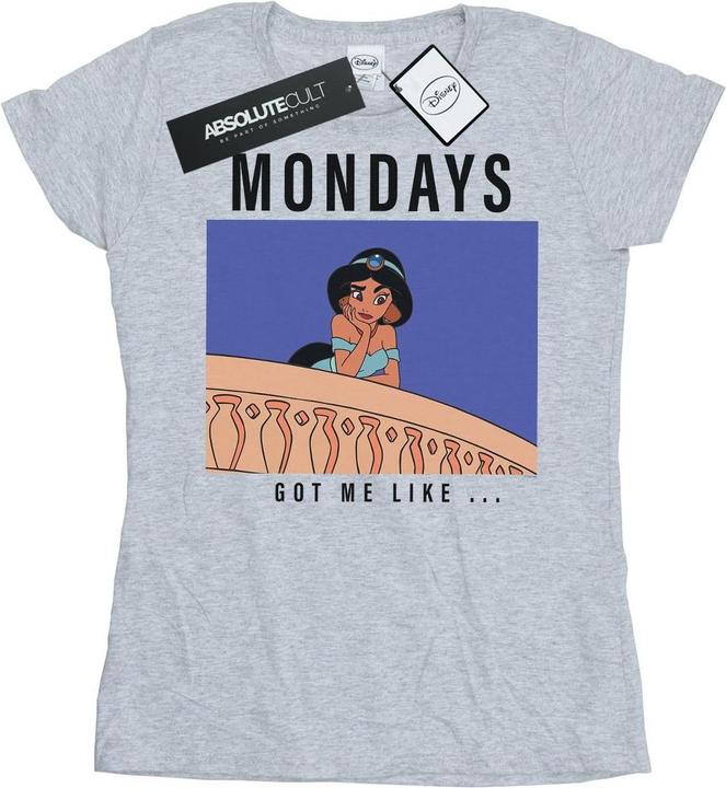 Disney Princess Jasmine Mondays Got Me Like TShirt (M)
