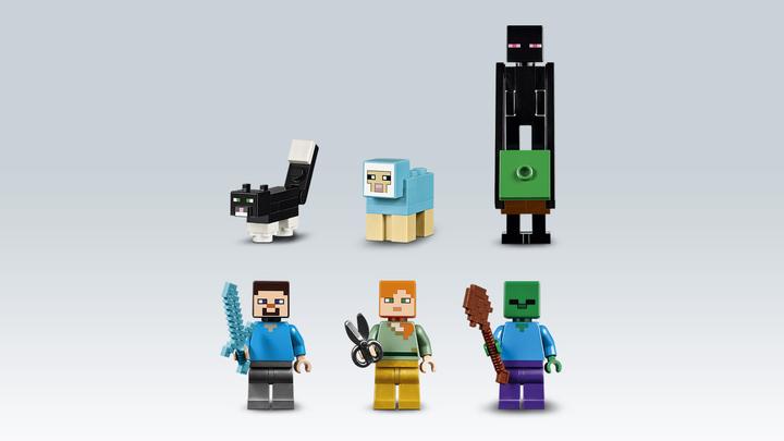 Produktbild LEGO Minecraft Unterschlupf im Wasserfall (21134, LEGO Minecraft)