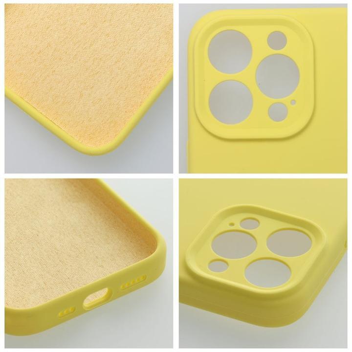 Produktbild OEM Back panel cover Case SILICONE 2mm for IPHONE 11 lemon (Apple iPhone 11)