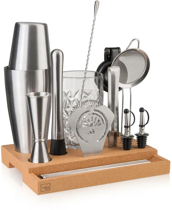 Vacu Vin Vacuvin Cocktail-Set Bar 16-teilig 0.75 l, Edelstahl, Materialtyp (Cocktail Set)