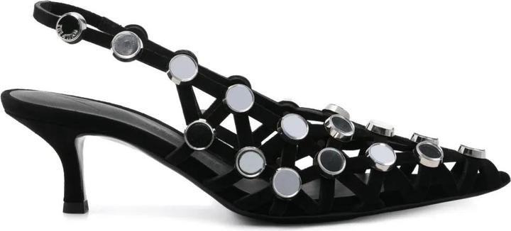 The Attico Grid Slingback 50mm (50)