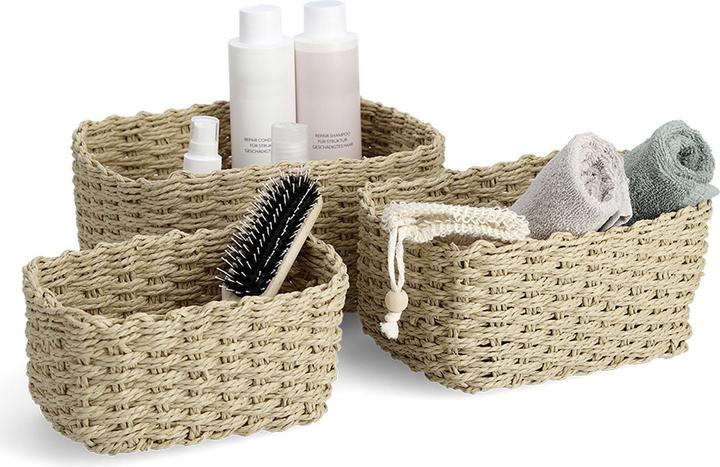 Actual product image Zeller Present Storage basket set (3 x, 24 x 18 x 13 cm)