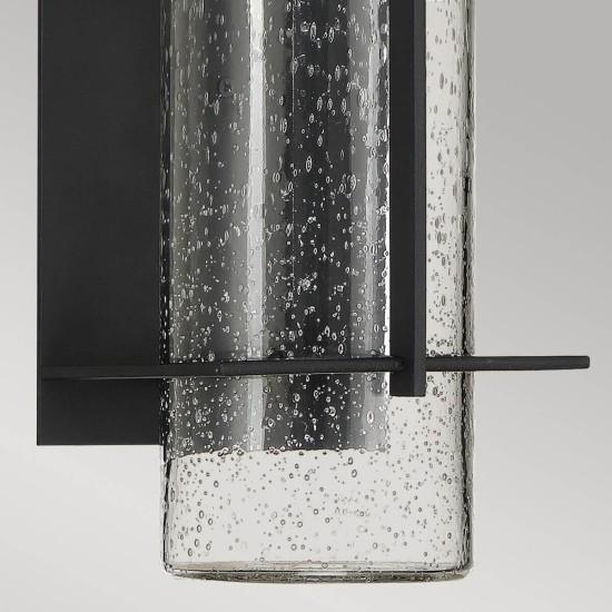 Actual product image Elstead Lighting Eames LED outdoor wall light 41cm Earth Black Clear IP44 (800 lm)