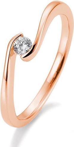 Breuning Ring Schwung 0,05-0,30ct. (57, 750/18 K Gold)