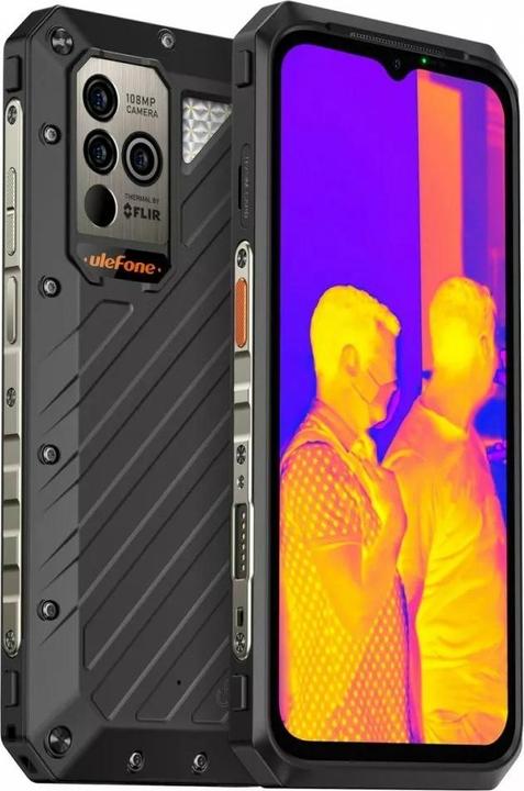 Ulefone Armor 19T -puhelin, 256/12 Gt, musta (256 GB, Zwart, 6.58", Dubbele SIM, 108 Mpx, 4G)