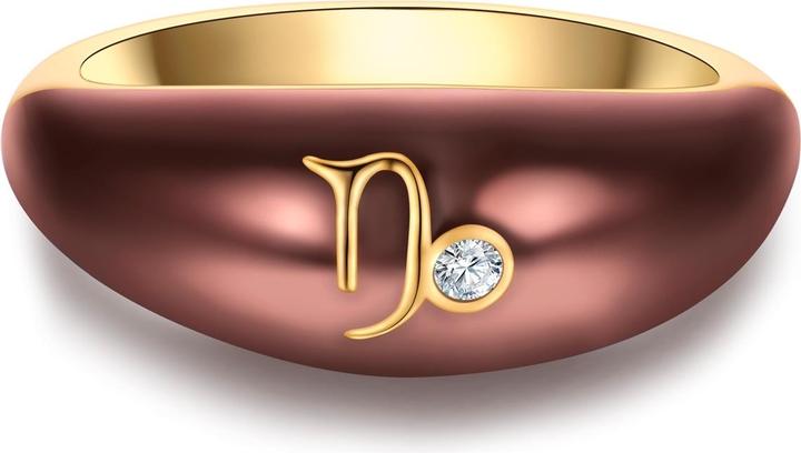Immagine prodotto Glanzstücke München Anello da donna segno zodiacale Capricorno - 35960 (52, 925 Argento)