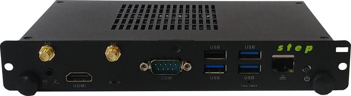 Actual product image Step PC Micro OPS-708-H310 incl. Windows 10 Pro (Core i3-8100T 8GB 256GB NVMe SSD UHD630 WLAN 802.11 (Intel Core i3-8100T, 8 GB, 256 GB, UHD Graphics 630)