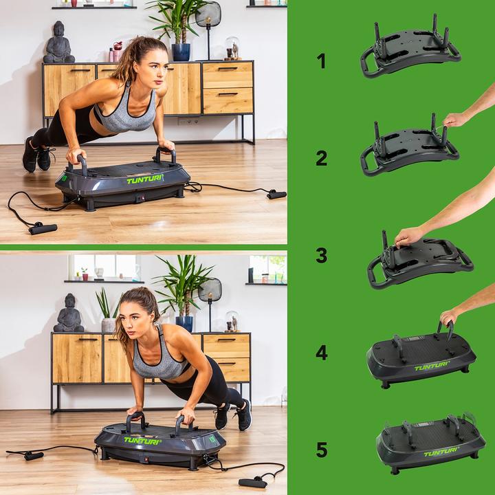 Actual product image Tunturi Cardio Fit Vibrationsplatte V20