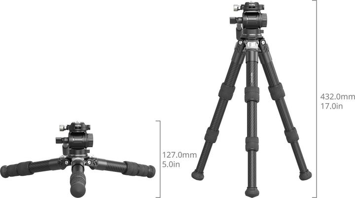 Produktbild SmallRig Heavy Duty Carbon Fiber Tabletop Tripod Kit 5025