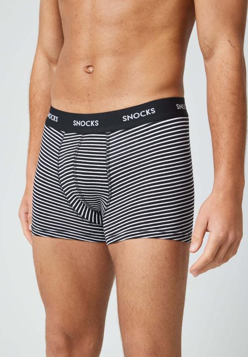 Produktbild Snocks Boxershorts mit Streifen (S, 6er Pack)