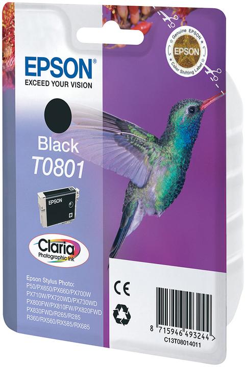 Epson T0801 - Schwarz - Original - Blisterverpackung (BK)