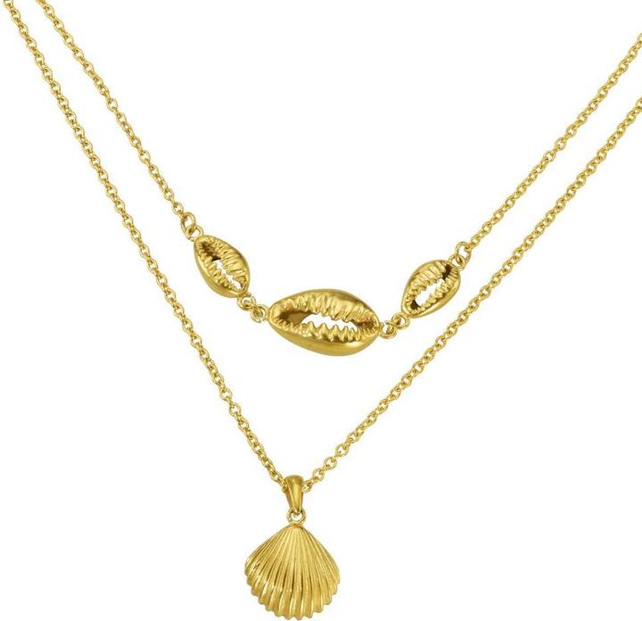 Immagine prodotto Bijouteria Pendente catena (Acciaio inossidabile, Rivestimento in PVD (colore oro), 38 - 43 cm)