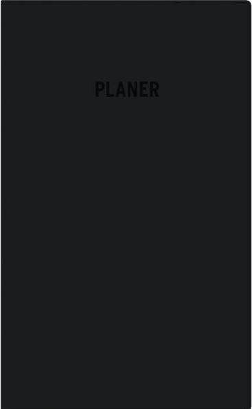 Immagine prodotto Taschenplaner schwarz 2026 - Bürokalender 9,5x16 cm - 32 Seiten - 1 Monat auf 2 Seiten - separates (Tedesco)