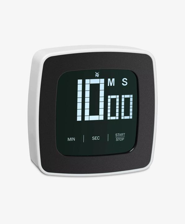 Produktbild WMF Eieruhr Kurzzeitwecker digital 7,5x7,5cm Küchentimer Edelstahl schwarz
