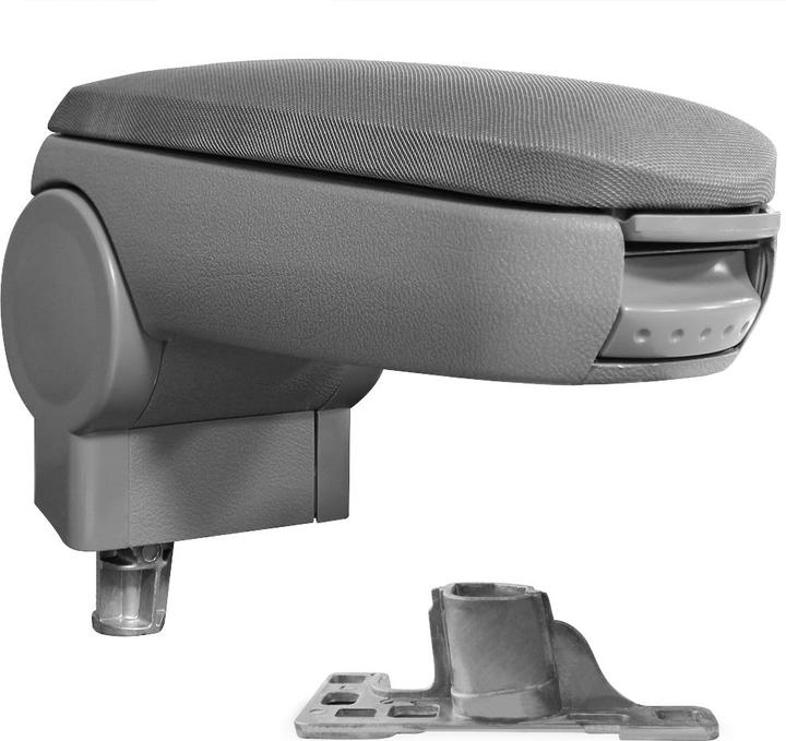 Actual product image Pro-Tec Centre armrest textile grey Audi A4 with storage compartment