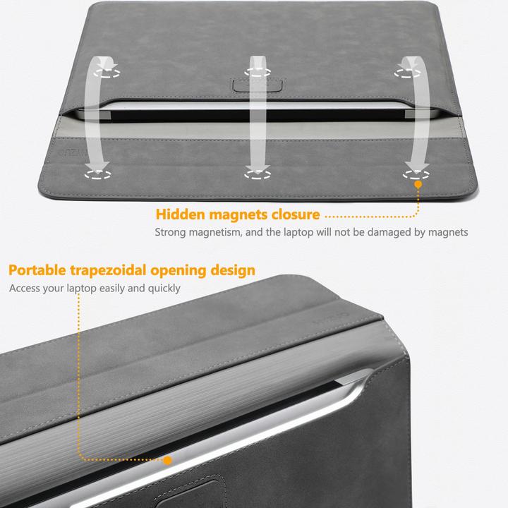 Produktbild Only-Bags.Store Laptoptasche Laptoptasche mit Standfunktion (Microsoft, Apple)