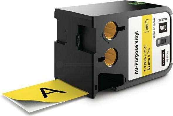 Produktbild Dymo XTL Schriftband, Vinyl (4.10 cm, Gelb)