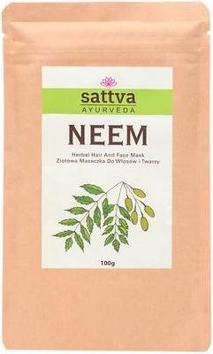 Actual product image Sattva Ayurveda Sattva - Neem Herbal Mask For Hair And Face
