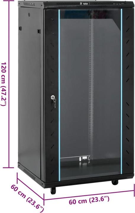 Actual product image VidaXL Dulce (22 RU, 19 inch rack)